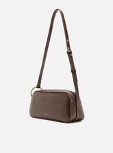 BOLSA BAGUETE TIRACOLO MARROM PEQUENA A 50011 0936 0001 AREZZO